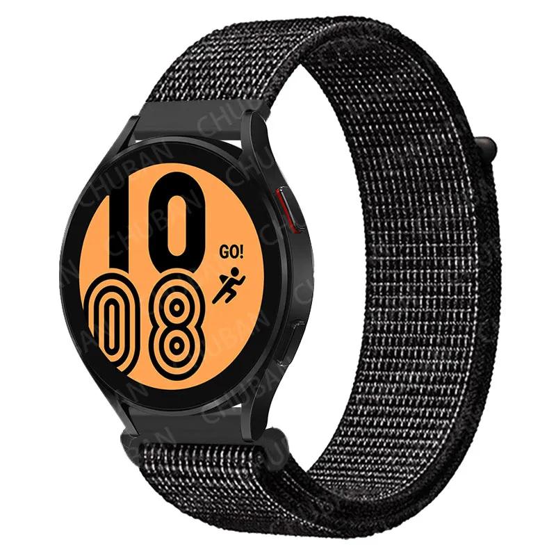 Nylon Loop For Samsung Galaxy Watch 6 5 Pro/4/classic/gear S3 Frontier/active Sport Bracelet Huawei Watch Gt2 3 22mm 20mm Strap