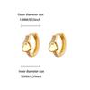 Multi-style exquisite geometric butterfly inlaid with zircon earrings women's fashion retro temperament versatile