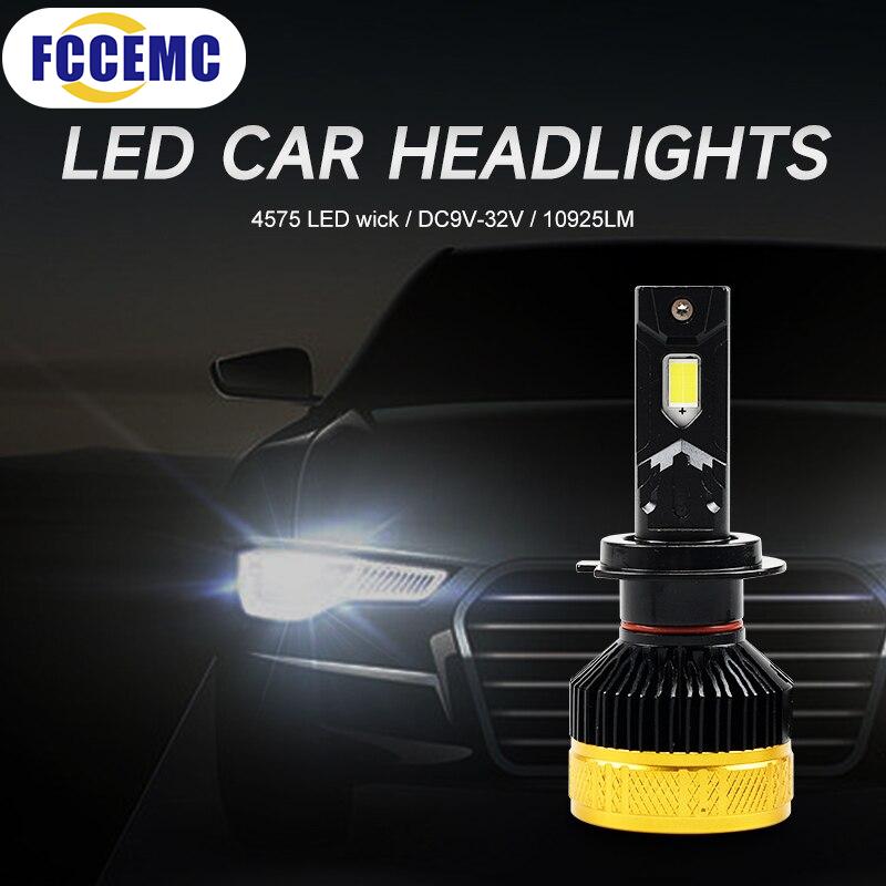 H7 LED Car Headlight Lamp Canbus 115W 6500K Super Bright H11 9006 HB4 9012 9005 HB3 H4 4575 CSP Led Light Headlight Bulb 12v