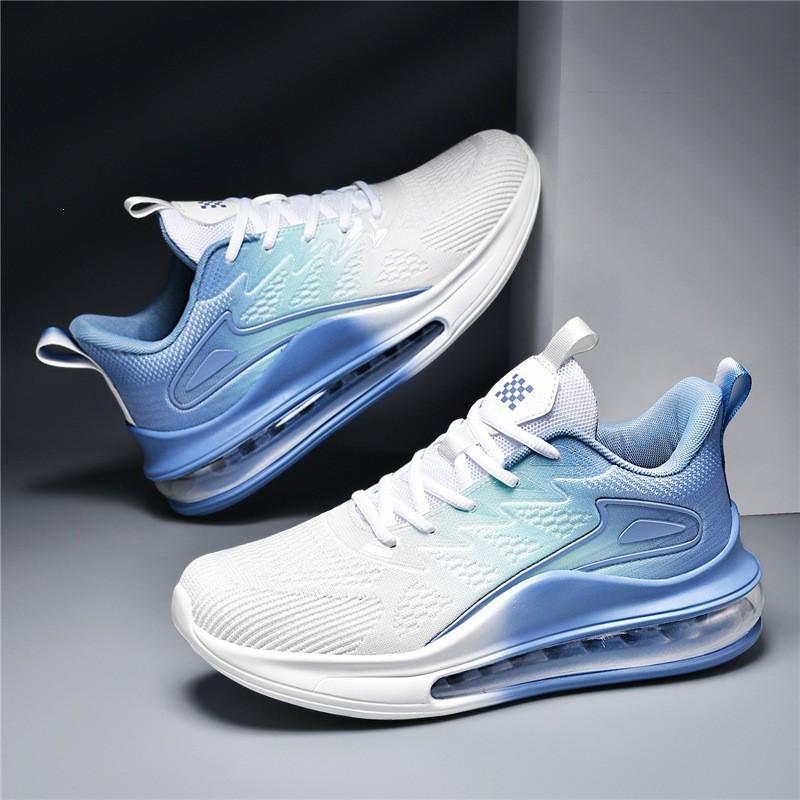 Mens Wide Fit Running Shoes Size 45-48 Breathable Mesh Upper Cushioned Sole Low Top Athletic Sneakers