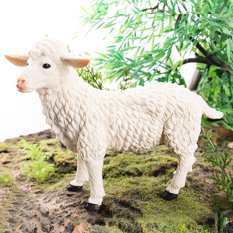 Oenux Зоопарк Мир Сельскохозяйственное Животное Лошадь Корова Свинья Овца Коза Осел Модель Фигурки Льва Тигра ПВХ Обучающая Милая Детская Игрушка Подарок