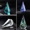 Diamond Cone Shape Candle Epoxy Resin Mold Home Decorations Silicone Mould DIY Crafts Jewelry Ornaments Casting Mold