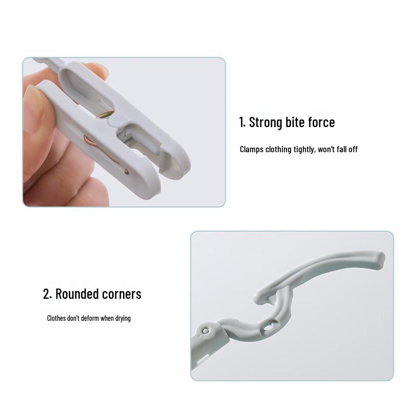 Etravel Portable Folding Travel Hangers with Clips