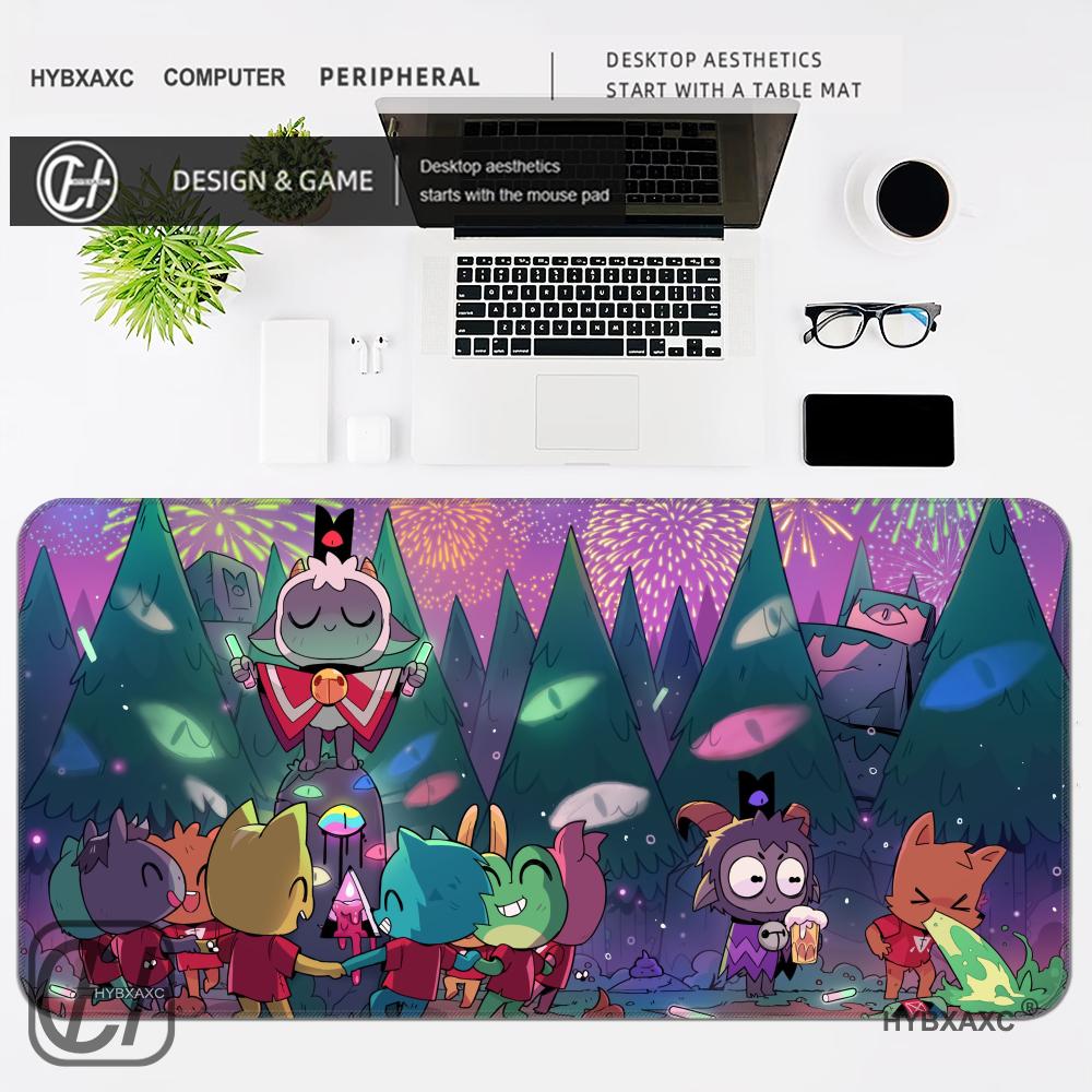 HYBXAXC Game Cult of The Llamb Mouse Pad Nonslip Rubber Gamer Balance Computer Mat Decoracion Deskmat Laptop Office Large