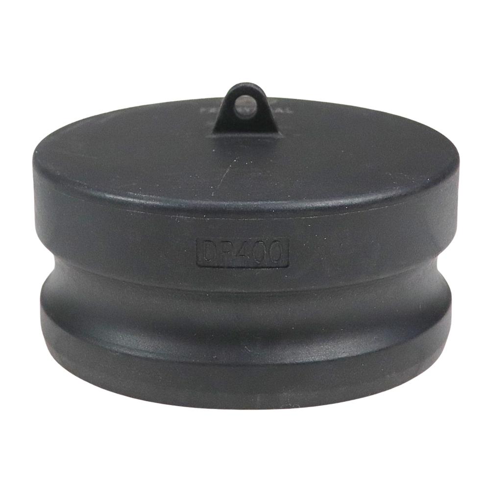 Camlock DP male connector cap 16bar polypropylene PP 4" x 101mm PZL HYDRAL