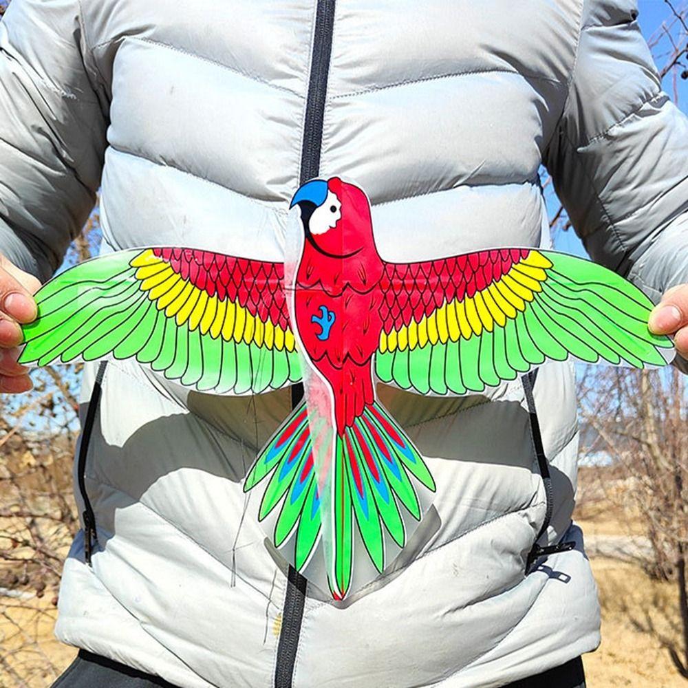 New DIY Toy Cartoon 35cm Large Eagle Kites Flying Bird Kites Plastic Eagle Kite