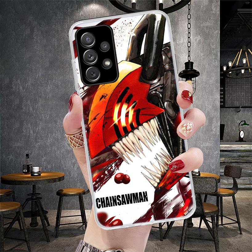 C-Человек-бензопила Дэнджи Мягкий чехол для телефона для Samsung Galaxy S22 S23 S24 S25 Edge S26 Ultra S20 FE S21 Plus + Fundas Coque Galaxy S2