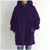 Women's Casual Loose Fit Comfortable Long Full Zip Hoodies Sweatshirts for Spring Autumn Multicolor