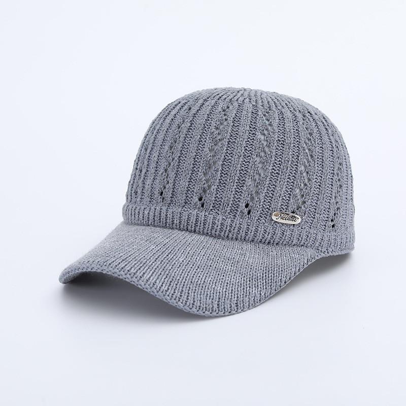 Breathable Knitted Cap With Sun Shield And Adjustable Design For Daily Outdoor Use