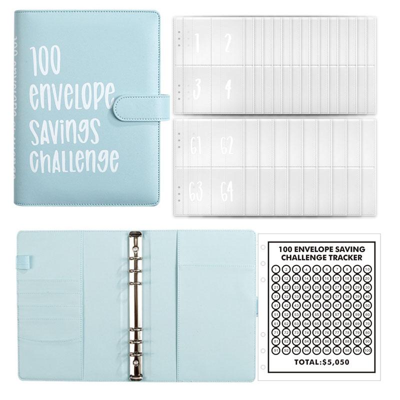 100 Envelope Challenge Binder Easy and Fun Way To Save $5,050 Savings Challenge