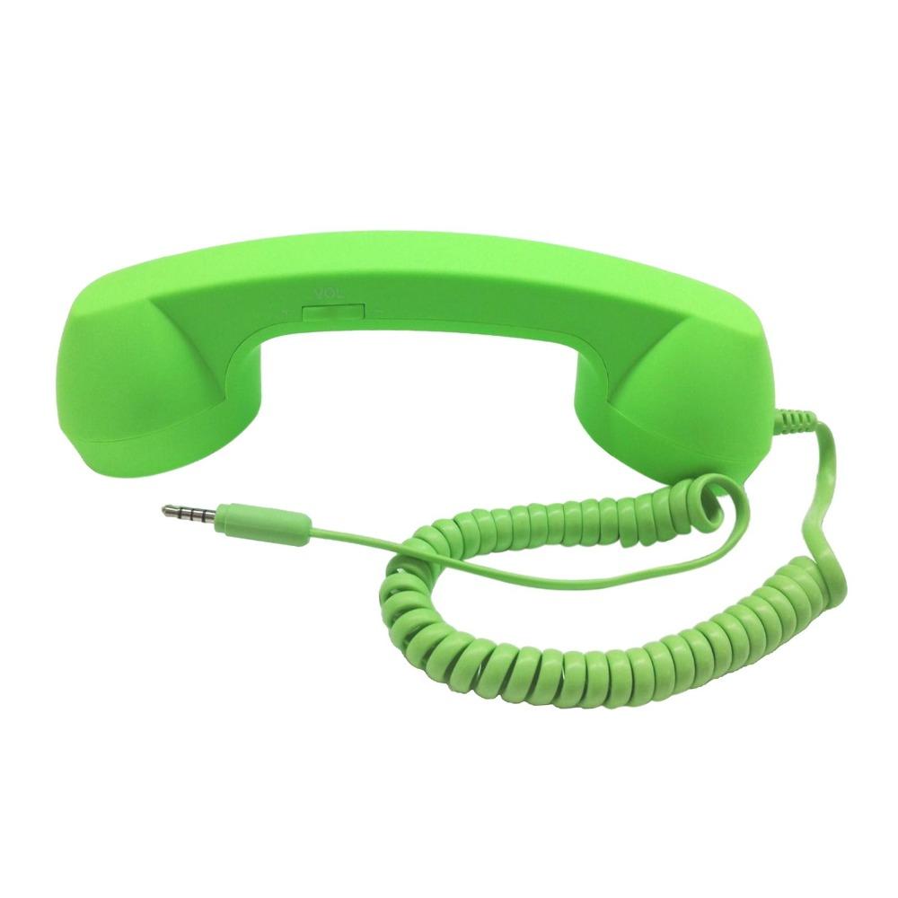 Multifunction Retro Phone Handset Call Receiver Wired Headphones Telephone Handset Computers