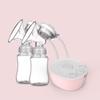 Electric Double Breast Pump Kit with 2 Milk Bottles USB Powerful Breast Massager Powerful Breast Pumps