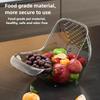 Multi-functional Drain Basket Sink Kitchen Sink Strainer Double-drainage Sink Washing Basket Home Organizer Drain Fruit Strainer