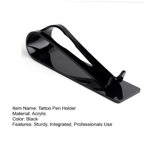 Держатель для ручек для тату, прочный акриловый безопасный органайзер, дисплей, встроенная подставка для ручек для тату, профессиональное использование