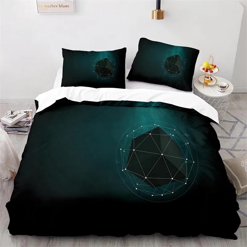 Colorful Geometric Duvet Cover Set Psychedelic Swirl Bedding Set King Queen For Kids Adults Room Microfiber Abstract Quilt Cover
