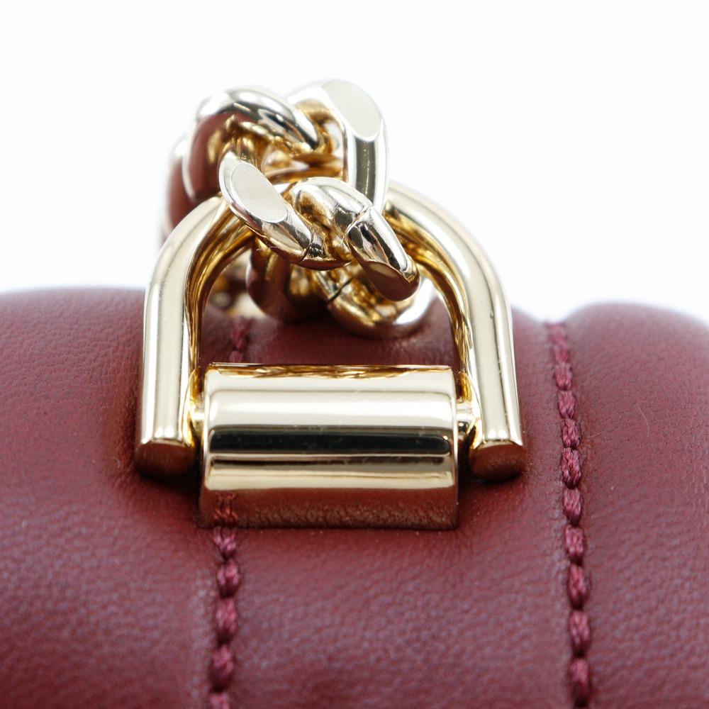 Michael Kors Сумка через плечо Whitney 30F8GXIL3T Цепочка Красная телячья кожа Женская Б/У