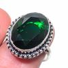 Chrome Diopside Handmade 925 Sterling Silver Jewelry Ring Size 8 O0Y98