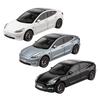 Tesla Model 3 1:24 Scale Diecast Metal Alloy Pull-Back Car Model - White