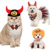 Смешная одежда для кошек и собак на Хэллоуин, костюм для питомцев, аксессуары, набор для переодевания питомцев, одежда для вечеринок