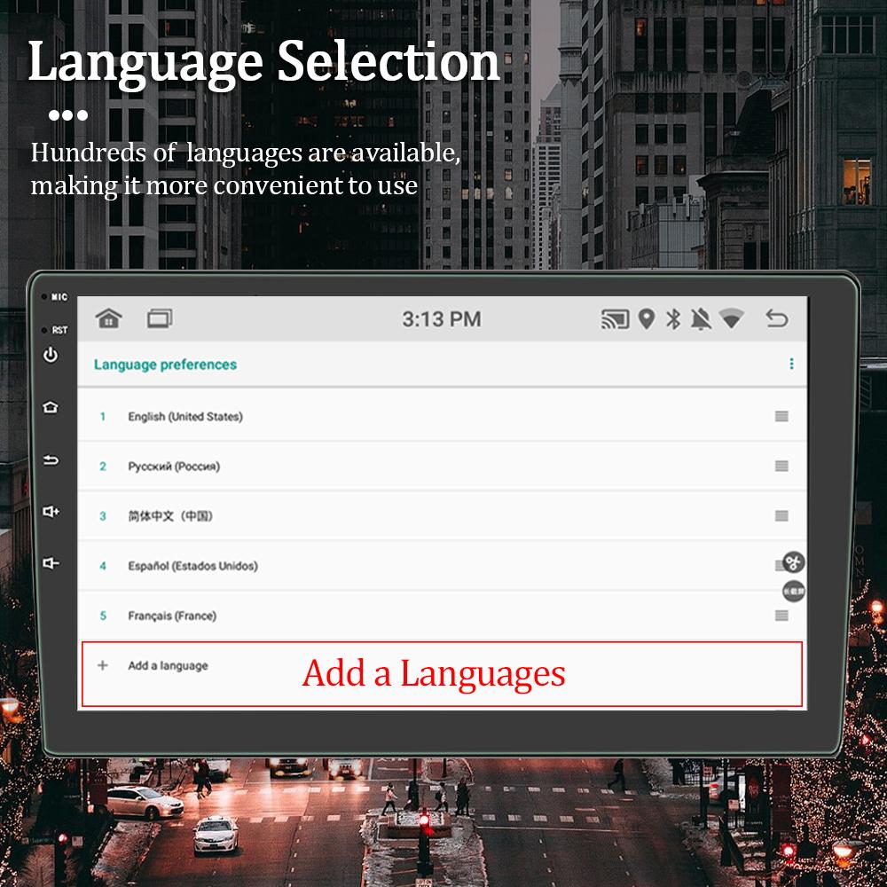 Автомобильный радиоприемник Android 11 Мультимедийный проигрыватель 9 дюймов 2 Din Автомобильный навигатор Стерео радио 12 В 2 + 32 ГБ WIFI GPS FM