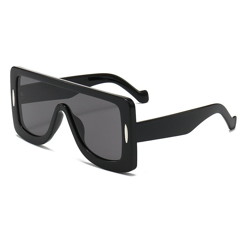 Солнцезащитные очки Интегрированные линзы Модные солнцезащитные очки с большой оправой Персонализированные очки Очки