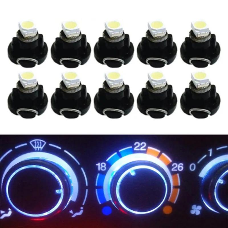 10 шт. T3 SMD светодиодные автомобильные лампы Neo Wedge Climate Instrument Gauge Dashboard Light Lamps Auto Interior Indicator Lamp