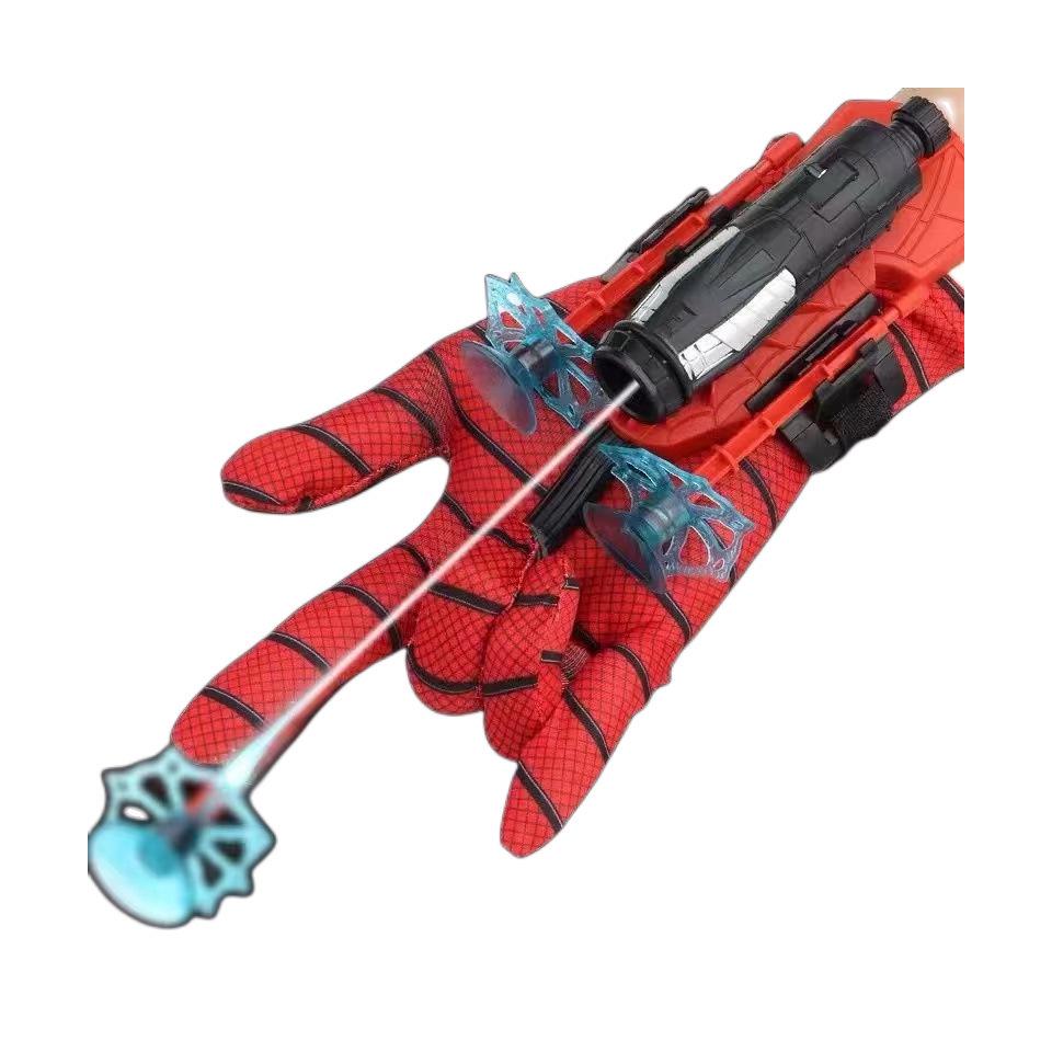 Spider-Man Soft Bullet Launcher Toy with Wall-Sticking Suction Cups