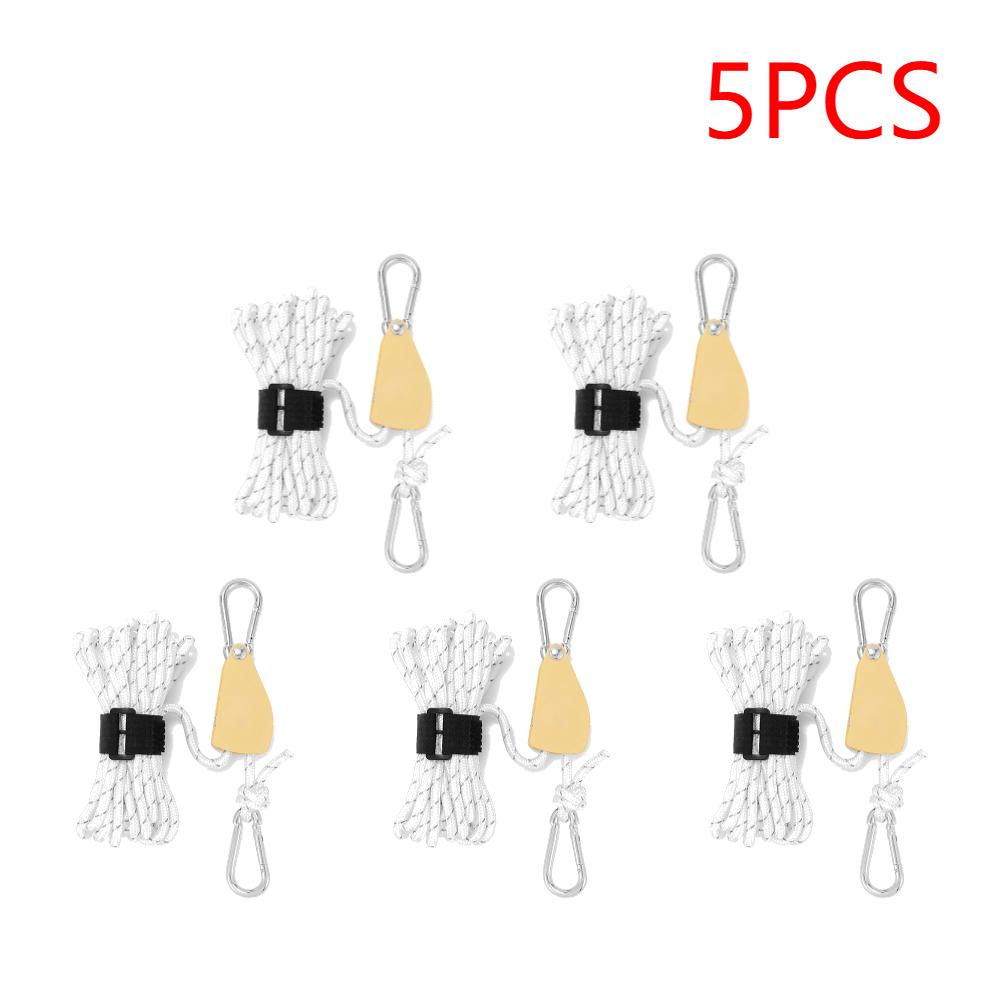 4 м регулируемый трос для кемпинговой палатки, вешалка для троса, трос для тента, подъемный трос, крюк, прочный трос, вешалка-зажим
