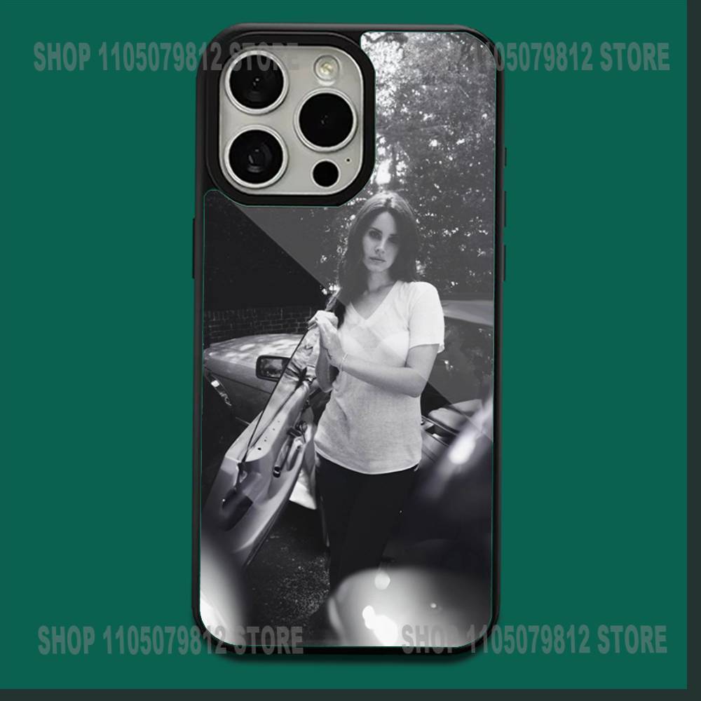 Чехол для телефона с изображением певицы L-Lana D-Del Rey для iPhone17,16,15,14,13,12,11,Plus,Pro,Max,Mini Мягкий Магнитный Беспроводная Зарядка MagSafe