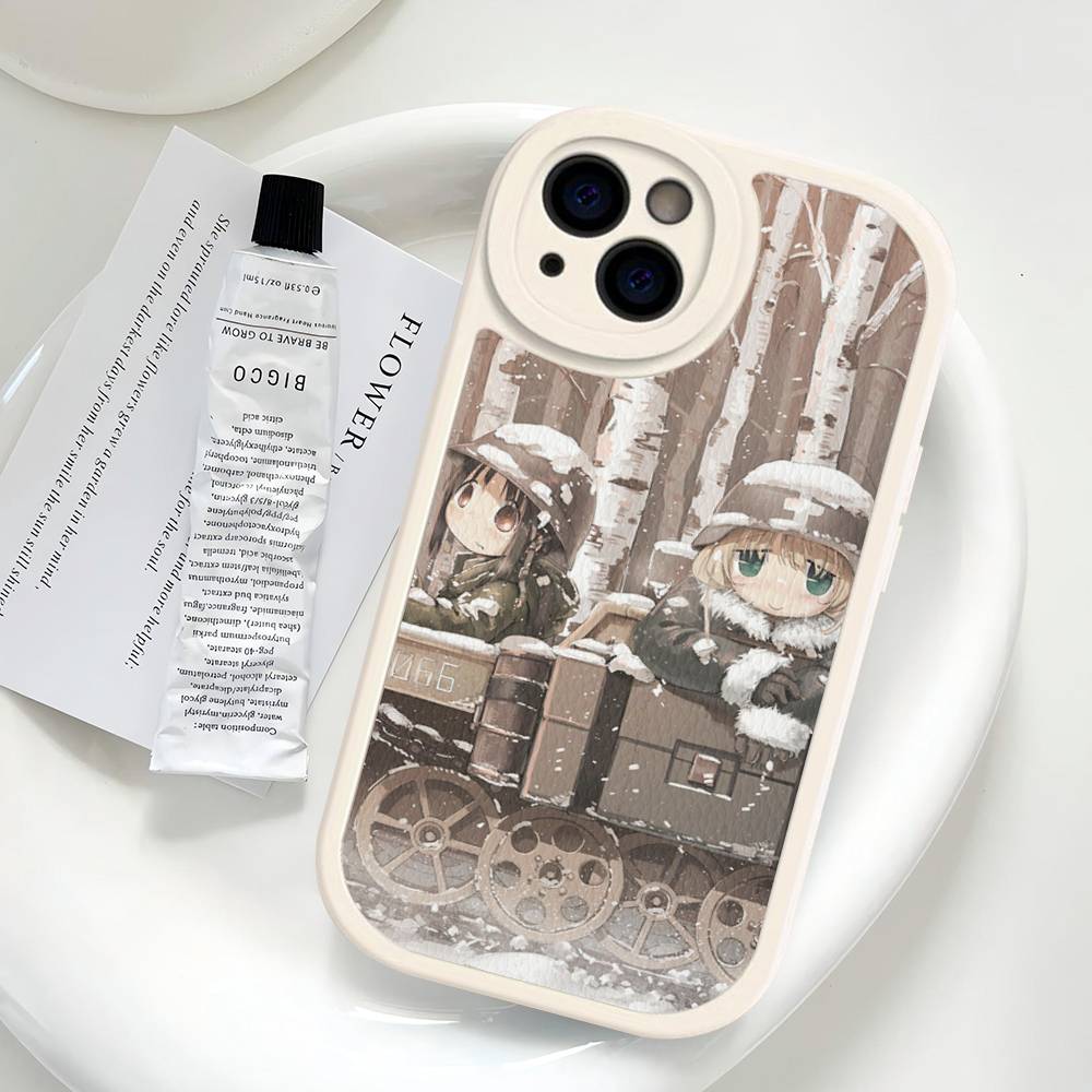 Чехол для телефона Anime G-Girls Last Tour Movie для iPhone 16 15 14 11 12 13 Pro Max Plus Задняя кожаная крышка
