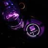 Car Luminous Water Cup Coaster Led Atmosphere Light Holder For Seat Leon Ibiza Alhambra Exeo Altea Arona Mii IBL Car Accessories ik,098