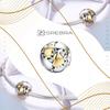 Heart Charms 925 Pendant S925 Bead Heart Round Beads