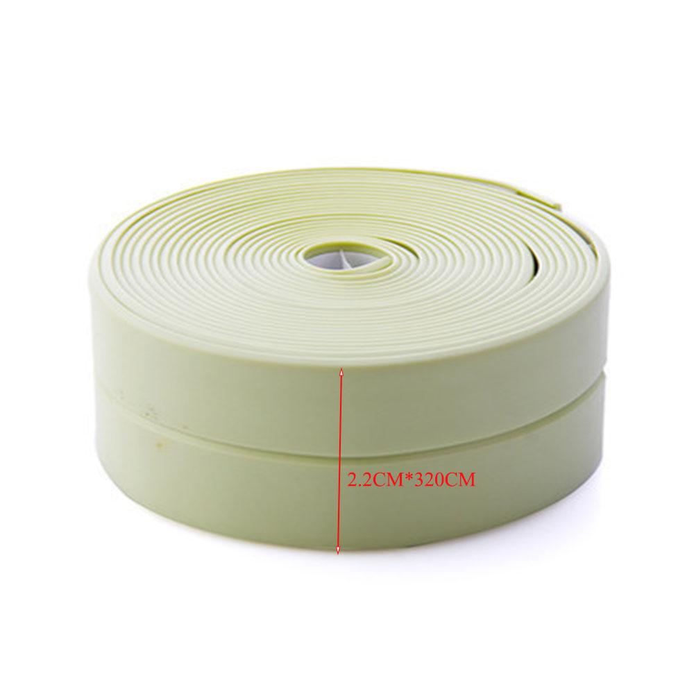 Waterproof Anti-mildew Sealing Tape Bathroom Bathtub White PVC Self-adhesive Sealing Strip Kitchen Sink Door Window Seam Sticker