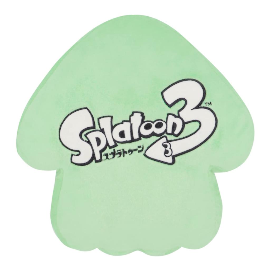 Sanei Boeki Splatoon 3 ALL STAR COLLECTION Squid W33 x D11 x H34cm Cushion, (Light Blue),