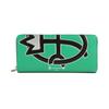 Castelbajac Длинный кошелек с круглым замком-молнией и кошельком для монет Upura Green, 054624,