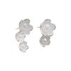Asymmetrical Flower Earrings Temperament Lady High-end Niche Design Earrings