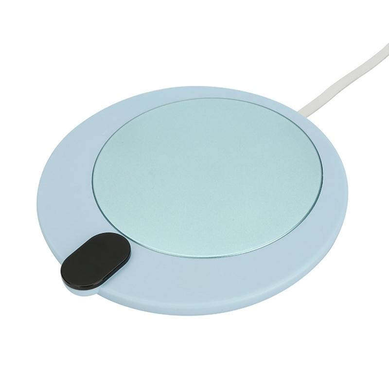 USB-подогреватель для чашек, гаджет для кофе, чая, напитков, USB-подогреватель, подставка для кружки, офисный подарок для взрослых с 3 температурами