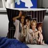 Popular Kpop Group XXLov Cartoon Cushion Cover Inches Farmhouse Decor Home Throw Pillow Covers for Couch Decorations