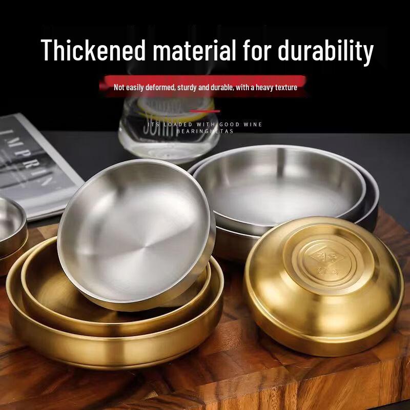 Lijia 304 Stainless Steel Korean Kimchi & Sauce Dish