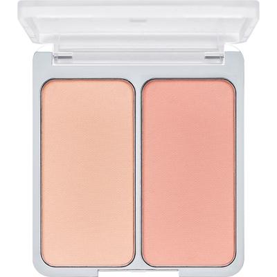 Dual Cheek 08 Nude Haze 9 г, бежевый + нюдовый розовый, 1 шт.