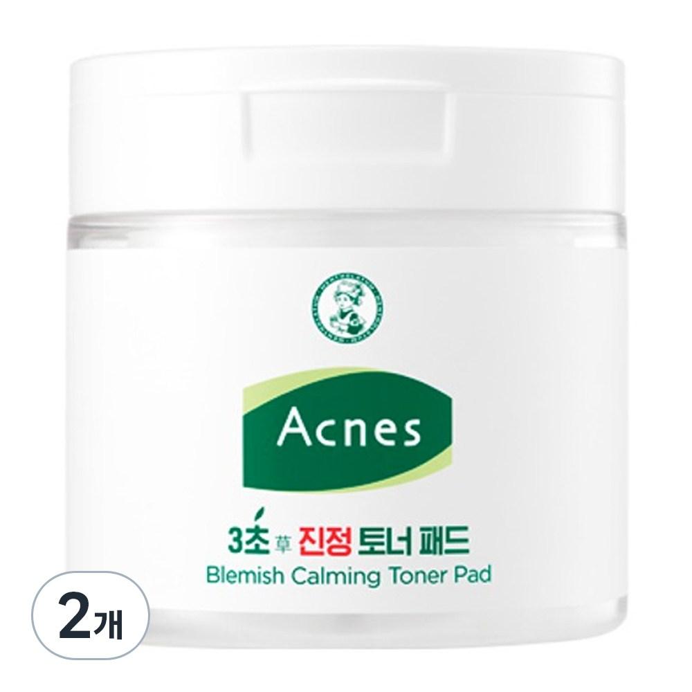 Acnes 3 Second Soothing Toner Pad 160ml, 70 Pieces, 2 Pieces