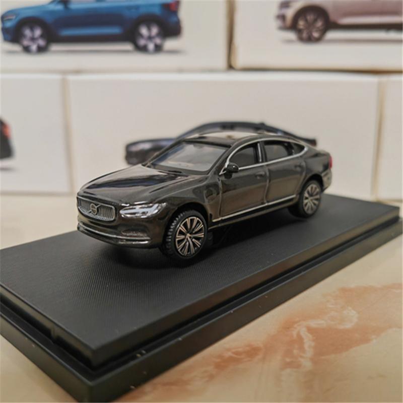 1:64 Модели автомобилей Volvo XC40 XC60 XC90 C40 S90 V90 из сплава, литые металлические игрушечные машинки, миниатюрная модель автомобиля, подарок для детей