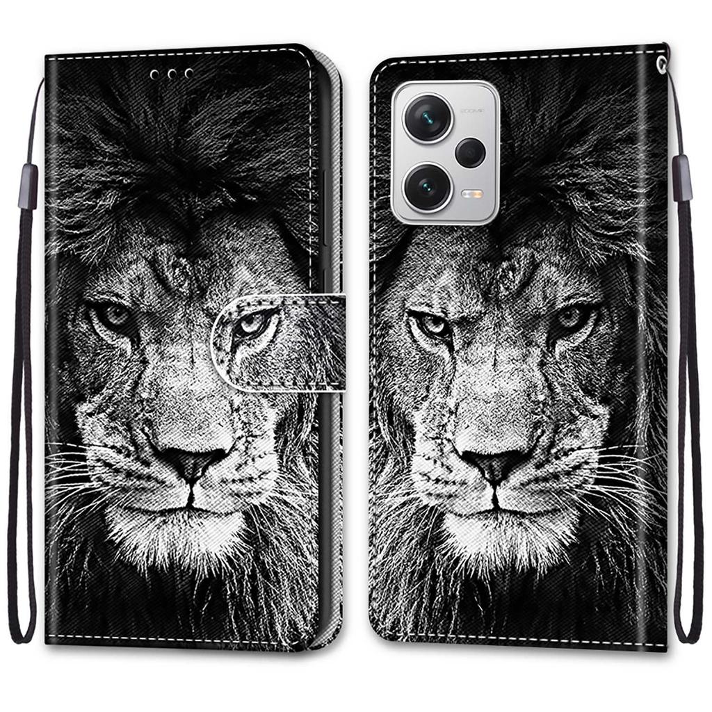 Luxury Painted Leather Case Wallet Book Style Protective Cover for Xiaomi 14T/MI 12T/MI 13T Pro/MI 10T Lite/MI 12 Pro/Xiaomi Poco X4/Xiaomi Poco M6Pro
