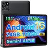 Планшет Android 16 24 ГБ ОЗУ 128 ГБ Wi-Fi 5G Bluetooth Большой Легкий Высокий OTG Сертифицирован GMS Беспроводная проекция Лицо Видео Экранный протектор в комплекте