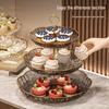 Multi-Tier Fruit & Dessert Tray for Living Room Coffee Table