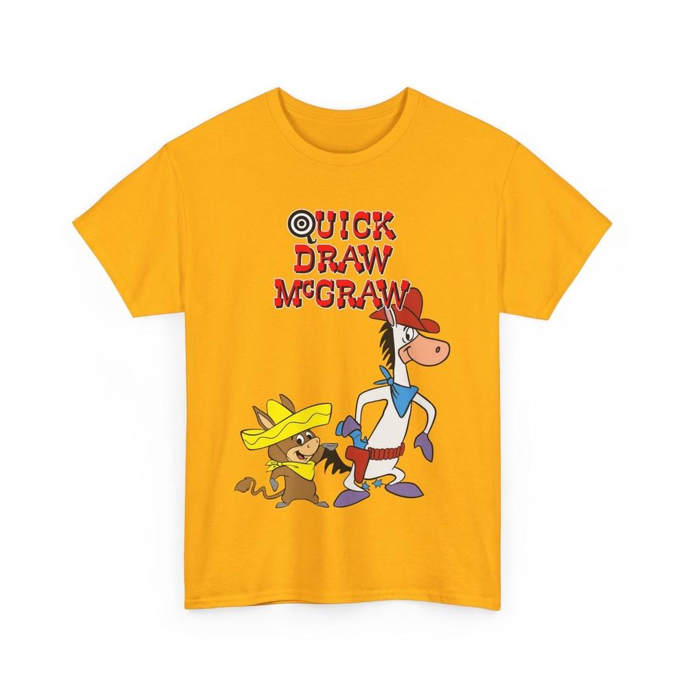 Quick Draw McGraw T-Shirt - Baba Looey - Hanna-Barbera Cartoon - 1960s TV
