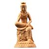 ORIJIRI Buddha Statue, Maitreya Bodhisattva, Half-Knee Pensive Position, Wood Carving, Buddhist Altar Ornament, Hosso Sect, Great Buddha Statue,