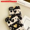Gold Heart & Paw Print Luxury Phone Case All inclusive film hard phone case, compatible with iPhone 18 Pro Max 17 16 15 14 13 12 11