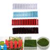 100*5Cm Miniature Fairy Garden Wood Fence Doll House Diy Accessories Decor
