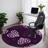 1pc Floral Hearts Chair Carpet for Office - Durable, Ideal for Chair Mats, Stylish & Functional Decorative Rug Yy260130009